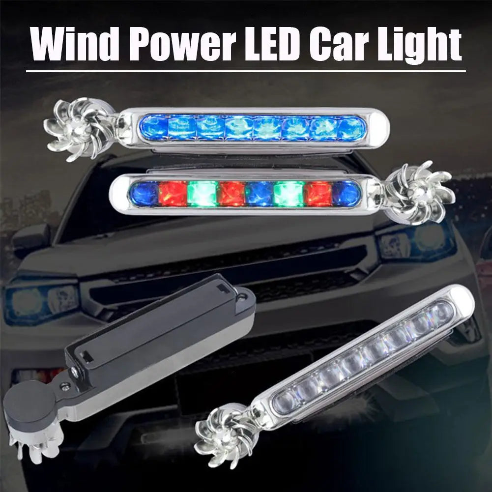 Wind 62Car-Feux de jour à LED, éclairage auxiliaire automatique créatif, ventilateur rotatif, lampe automobile, lumières de sauna