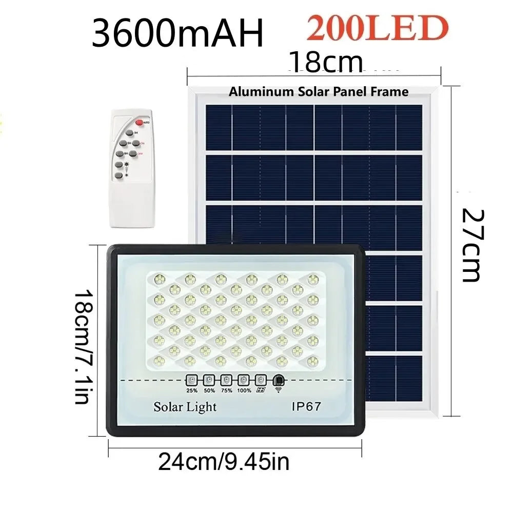 Lampes de jardin LED extérieures à énergie solaire – Spot mural étanche IP67 pour paysage, façades de construction et éclairage de secours