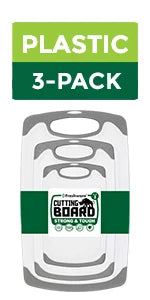 Planches à découper en bambou pour la cuisine, planche à découper en bois pour hacher de la viande, des fruits, du fromage, lot de 3