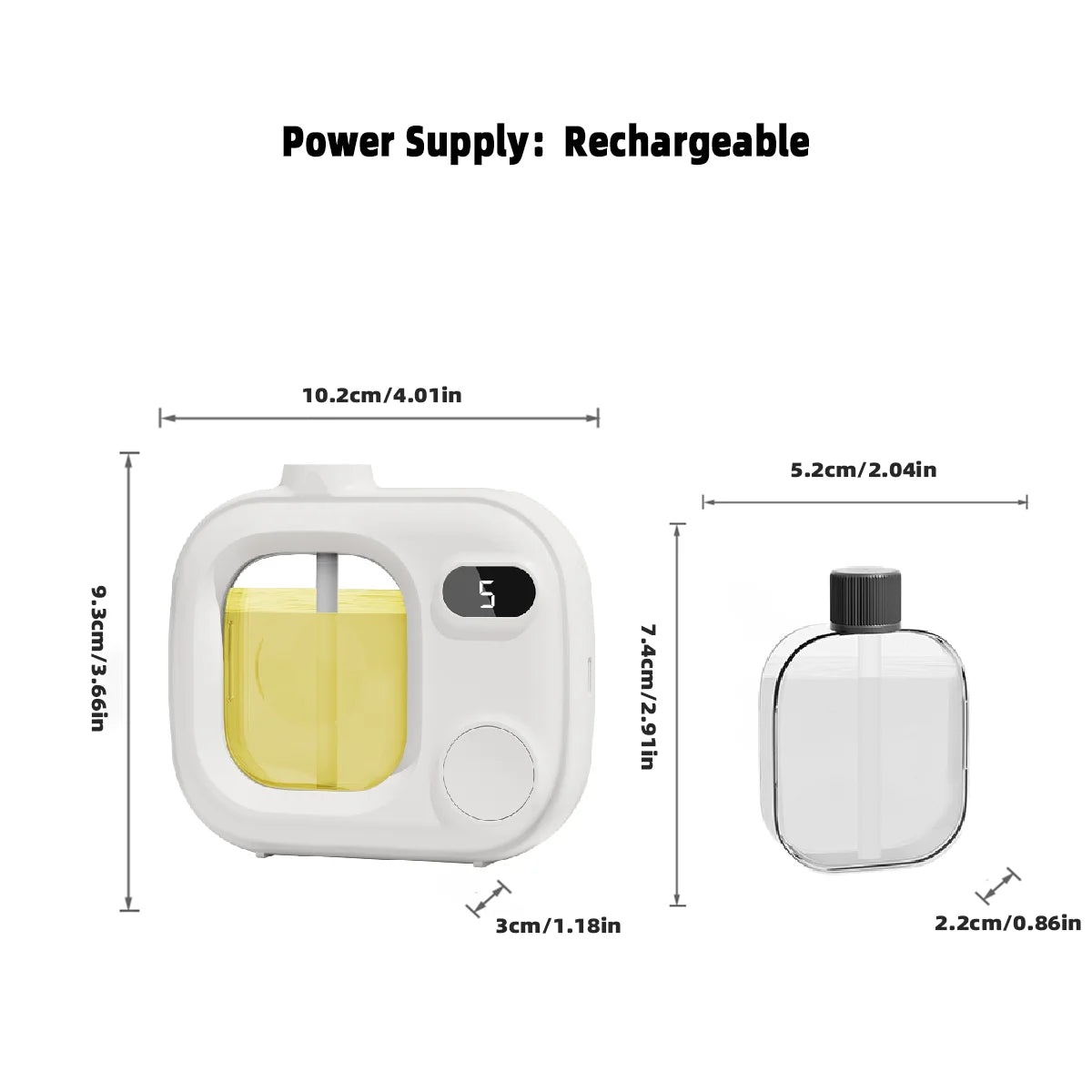 Aromatherapy diffuser, automatic fragrance sprayer for home, bedroom, and bathroom. Air freshener spray.