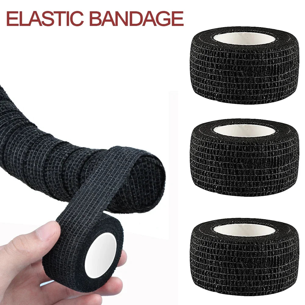 Elastic band for horizontal bar, self-adhesive non-slip sleeve, wrapped straps for dumbbells, wear-resistant protection