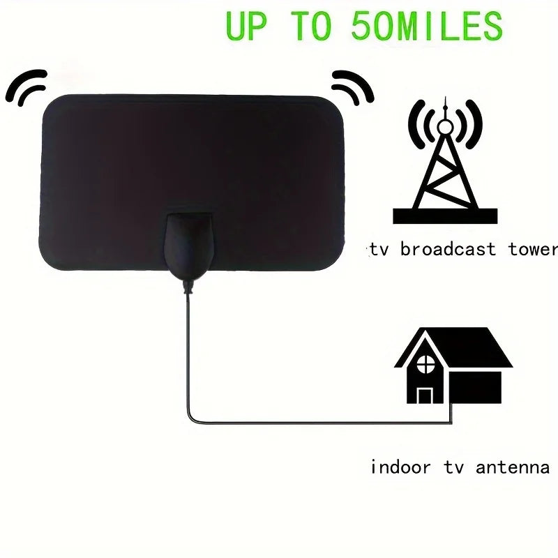 Antenne de télévision numérique 4K 1080p pour Smart TV, dernière antenne HD Portable 2023, Support intérieur