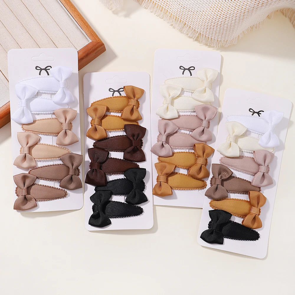 Enfants frais pince à cheveux ensemble fleur imprimé doux papillon épingles à cheveux enfants BB cheveux frange Clips Barrettes fille accessoires chapeaux