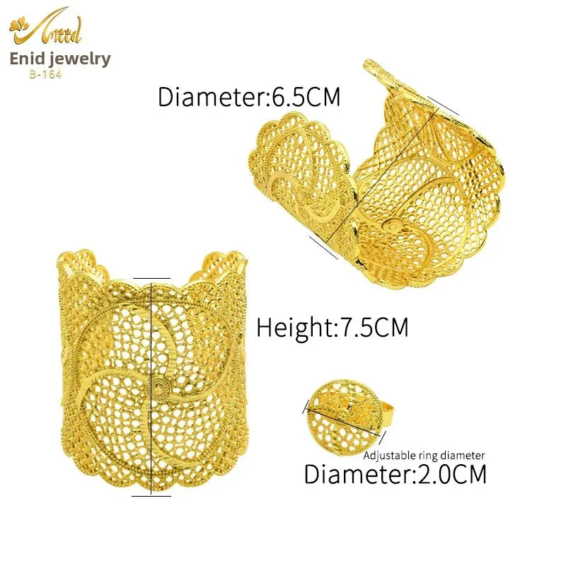 Bracelet en cuivre grande taille pour femme, bijoux de mariage tendance, non décolorant, fabriqué à la main en Chine, très populaire et très vendu