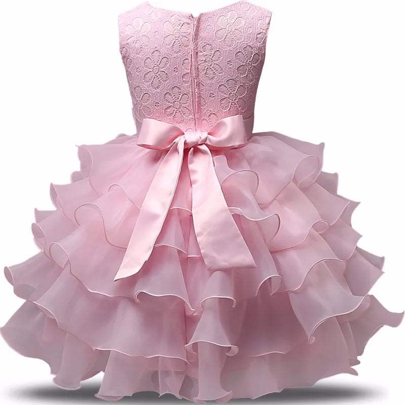 Robe de demoiselle d'honneur pour mariage, tenues d'anniversaire pour bébés filles de 2 à 8 ans, robes de première Communion pour enfants, vêtements de fête pour enfants