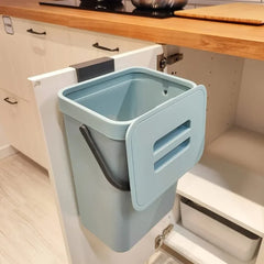 Poubelle de cuisine, petit poubelle de compost de comptoir avec couvercle, récipient de sucettes alimentaires sans odeur, poubelle murale