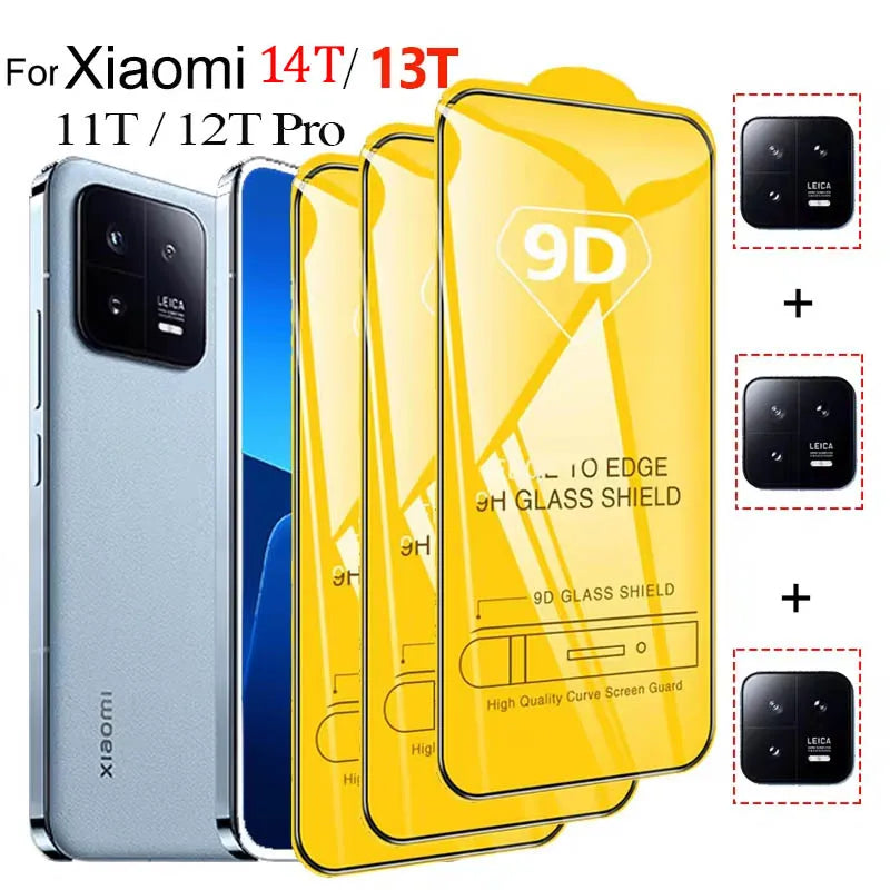 1 ~ 3 pièces verre trempe pour Xiaomi 14T vitre protection Xiaomi13 xiaomi 13t Film de caméra xiaomi 12 t armure screen protector xiaomi 13t pro glass xiaomi13t xiaomi 12t 11t ecran protection xiaomi 12t pro pro