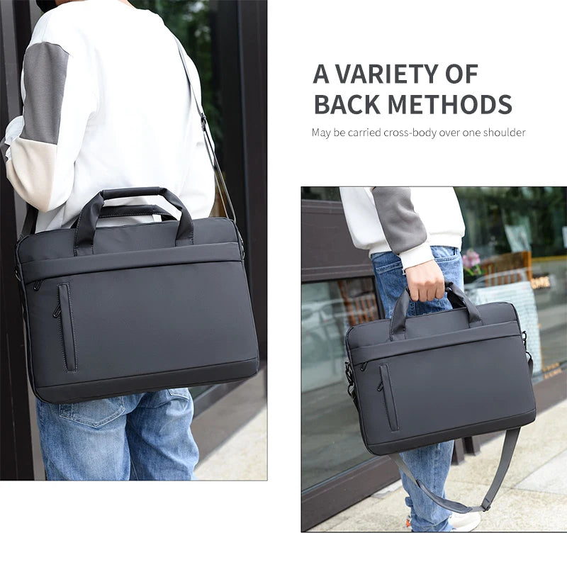 Sac pour ordinateur portable 15,6 pouces pour vêtements de travail quotidiens et sac à main de travail pour hommes et femmes