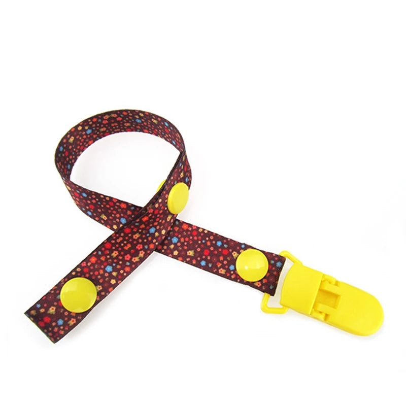 1pc bébé sucette Clips chaîne matériau confortable mignon factice pince titulaire mamelons enfants dessin animé attache-sucette attache-sucette