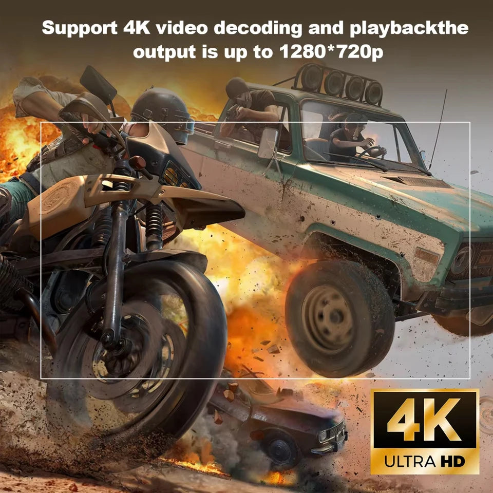 Projecteur domestique 4K 1280*720P double Wifi HDMI 260ANSI 180 ° Projecteur portatif extérieur flexible de cinéma vidéo BT5.0 nouveau PK HY300 Pro