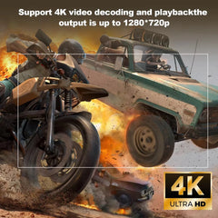 Projecteur domestique 4K 1280*720P double Wifi HDMI 260ANSI 180 ° Projecteur portatif extérieur flexible de cinéma vidéo BT5.0 nouveau PK HY300 Pro