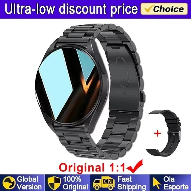 Smartwatch femmes montre 6 surveillance de la santé montre étanche Assistant vocal Bluetooth appel montre intelligente 2025 nouveau