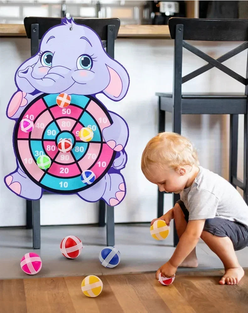 Jeux éducatifs jeu de fléchettes Stickey balle fléchette enfant jouet enfant Montessori jeux Sports d'intérieur pour enfants Montessori jouets cadeau