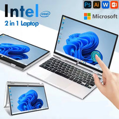11.6-inch touchscreen 2-in-1 laptop Windows 11 Pro Intel N4020 tablet PC computer 8GB DDR4 128GB 256GB 512GB SSD study laptop