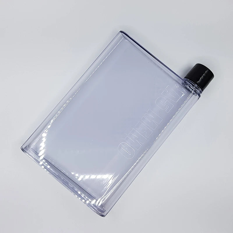 Bouteille d'eau De 750ml, bouteille De sport plate en cristal, verres transparents, bouilloire en plastique, tasse Portable Jarra De Agua