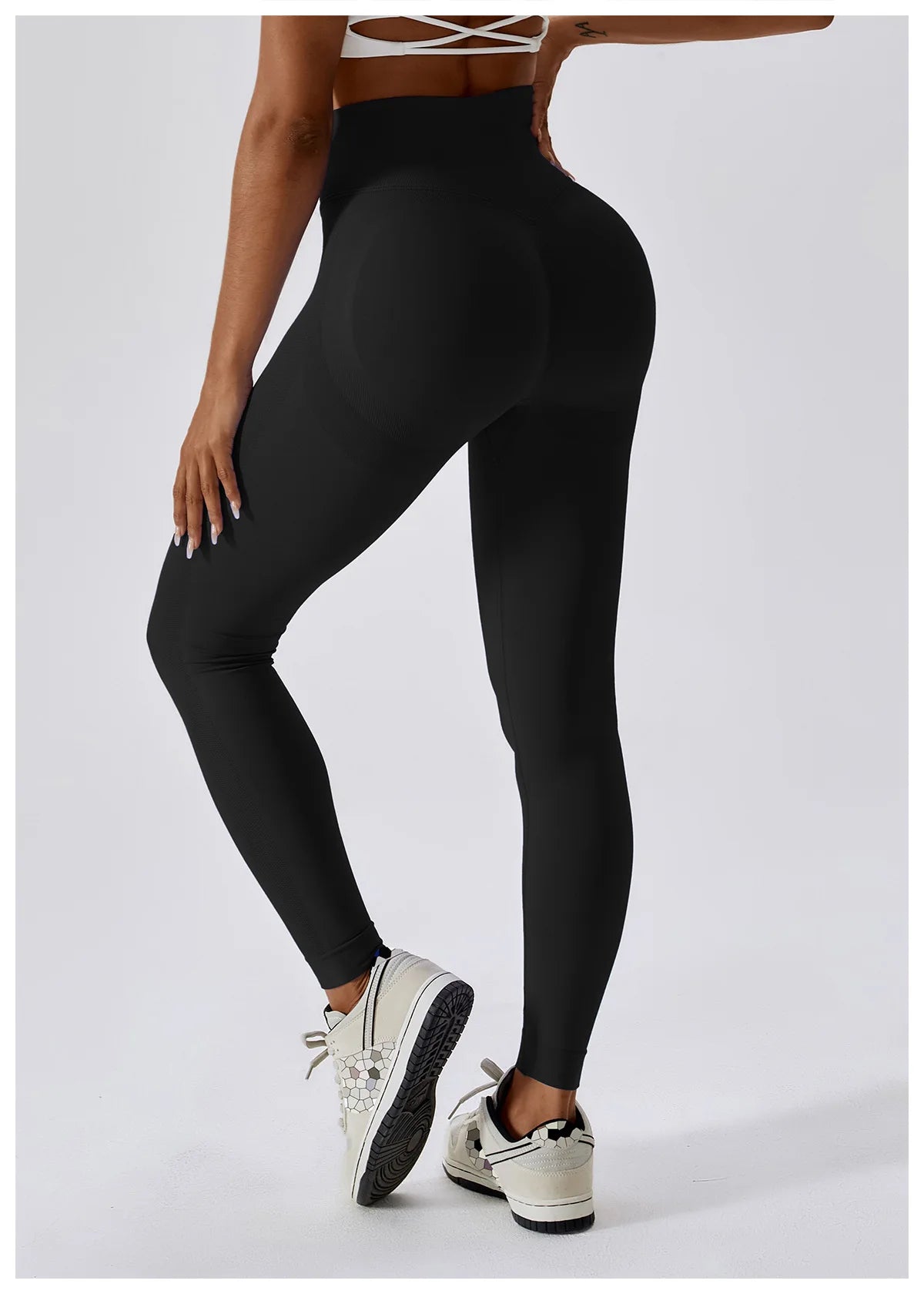 Leggings de Yoga femmes Fitness course taille haute pantalon mince Push Up Sport Scrunch fesses Legging gymnastique athlétique Jogging entraînement femme