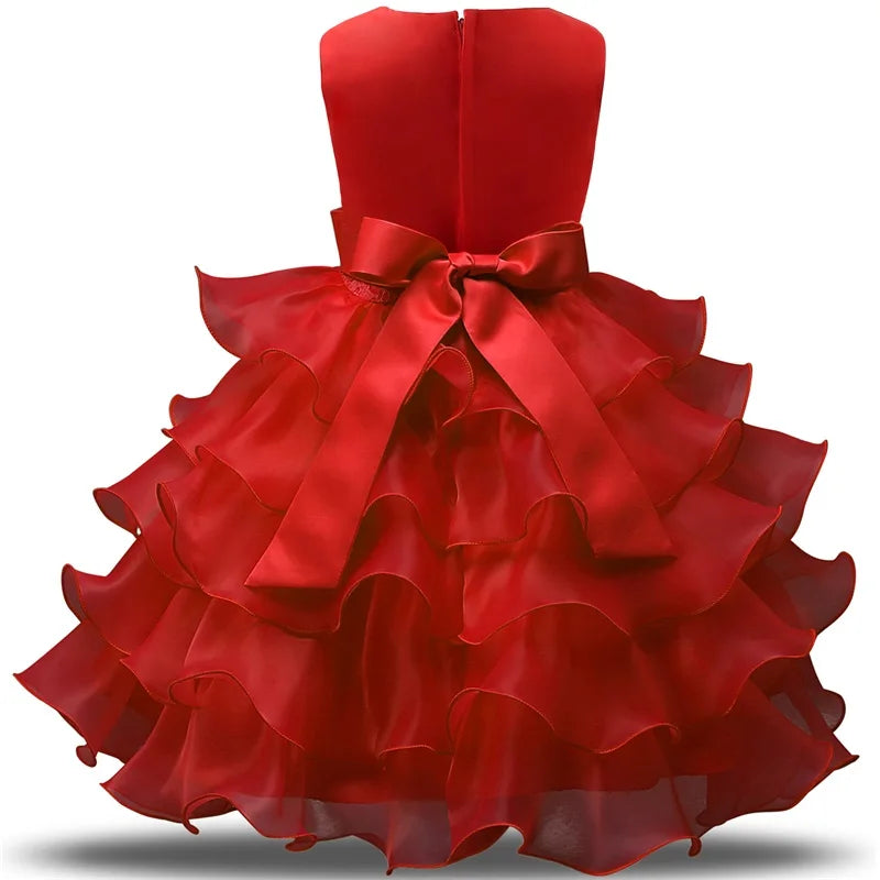 Robe de demoiselle d'honneur pour mariage, tenues d'anniversaire pour bébés filles de 2 à 8 ans, robes de première Communion pour enfants, vêtements de fête pour enfants