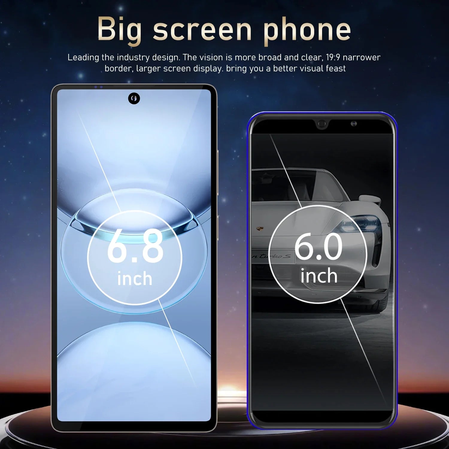 Vision mondiale S25 Ultra Smartphone 5G Android 12 8GB RAM 512GB ROM 6.8 pouces téléphone 1920x1080HD 24 + 48MP 4 5G réseau téléphones mobiles