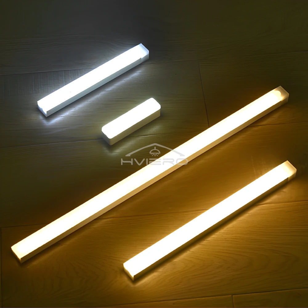 Motion Sensor Night Light, Wireless USB Rechargeable Magnetic LED Lamp for Wardrobe, Bedroom, Closet, Kitchen, Hallway, Tube Detector Bulb