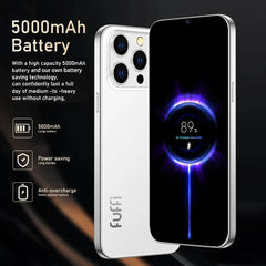 Vision mondiale 17 Pro Max Smartphone 5G Android 12 8GB RAM 512GB ROM 6.3 pouces téléphone 2280x1080HD 24 + 48MP 4 5G réseau téléphone portable