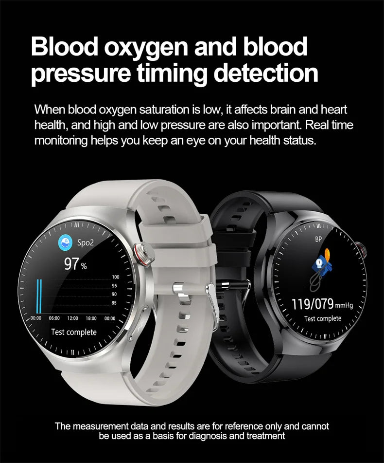 Nouvelle surveillance de la santé montre intelligente examen physique santé Wacth pression artérielle ECG + PPG Sport appel Smartwatch pour Android iOS