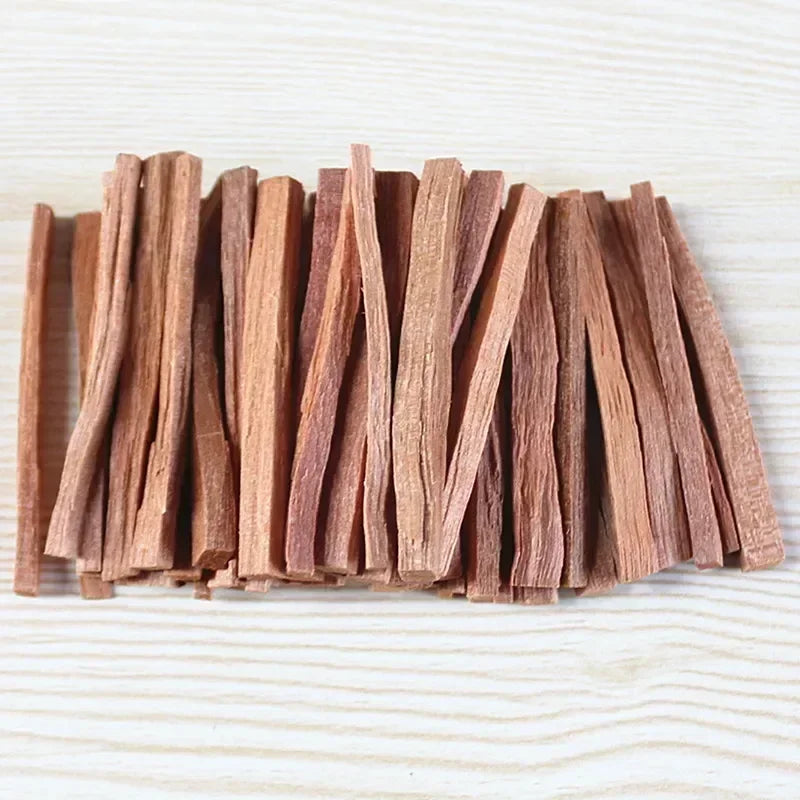 Lili bâton de bois de santal naturel parfum bois fendu à la main naturel bricolage Purification guérison méditation soulagement du Stress aromathérapie