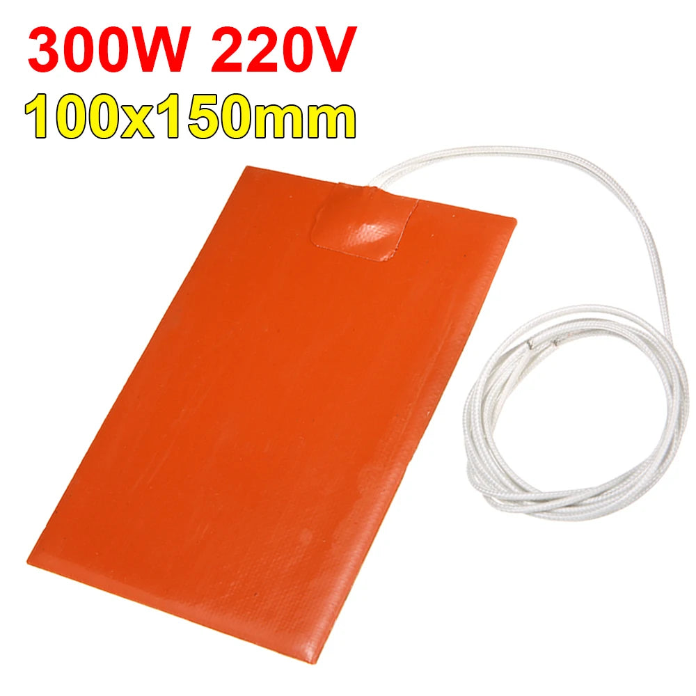 Kit de plaque de coussin chauffant en caoutchouc de silicone précieux, panneau d'isolation étanche, carter d'huile moteur, kits de plaque métropolitaine pour voiture SUV et camion, 220V, 300W