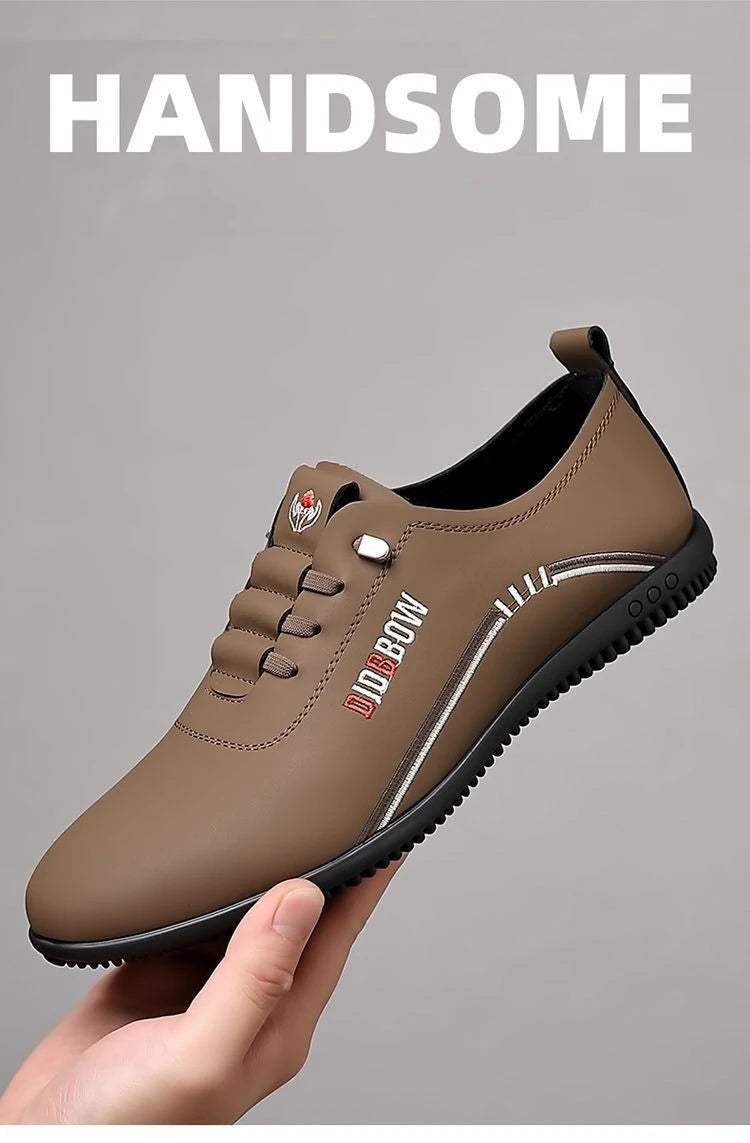 Chaussures en cuir pour hommes mode semelle souple hommes mocassins confortables chaussures de marche légères chaussures plates pour homme mocassins Zapatillas Hombre