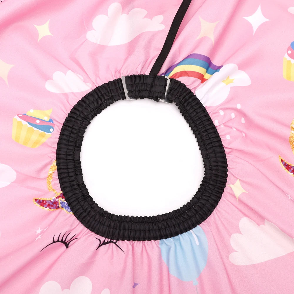 Cape de coiffure pour enfants, dessin animé mignon, robe de coiffure, salon de coiffure, tissu de coiffeur pour enfants