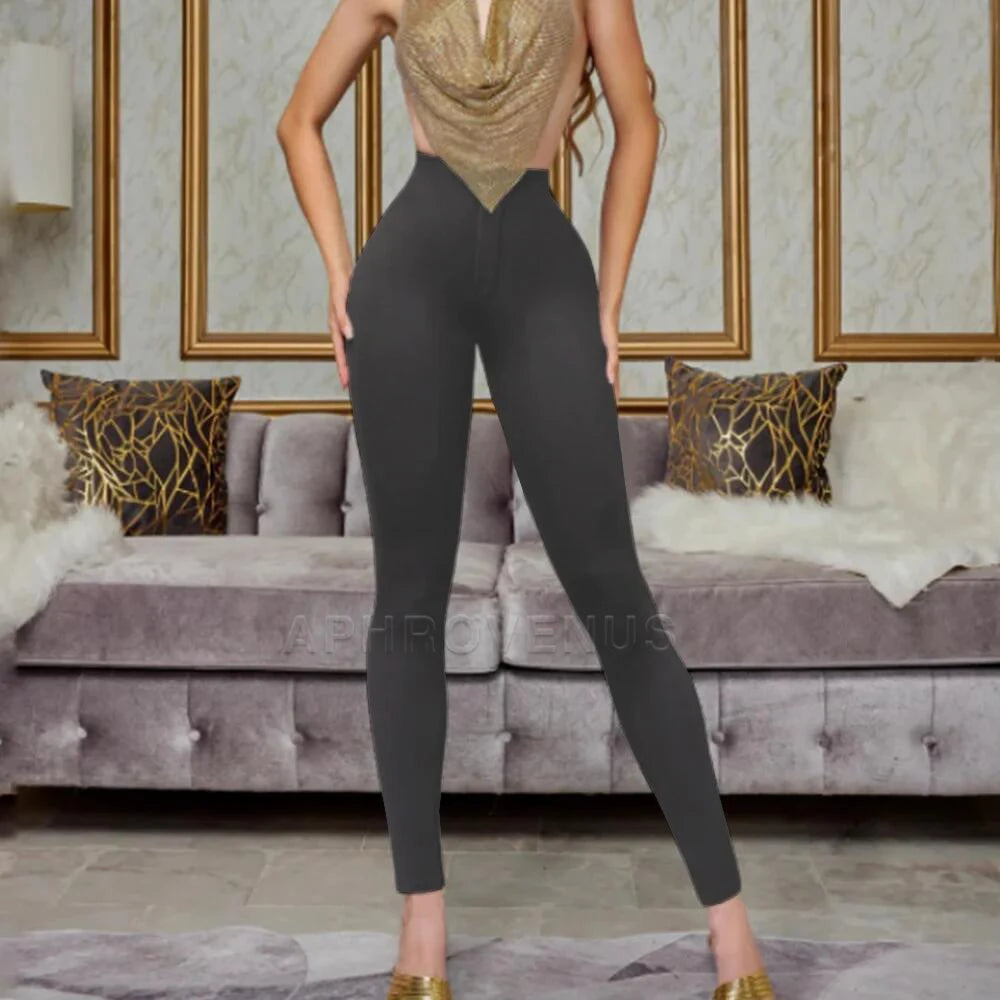 Fajas femmes Leggings bout à bout Leggings taille haute contrôle du ventre minceur perte de poids Shaper pantalon d'entraînement contrôle du ventre