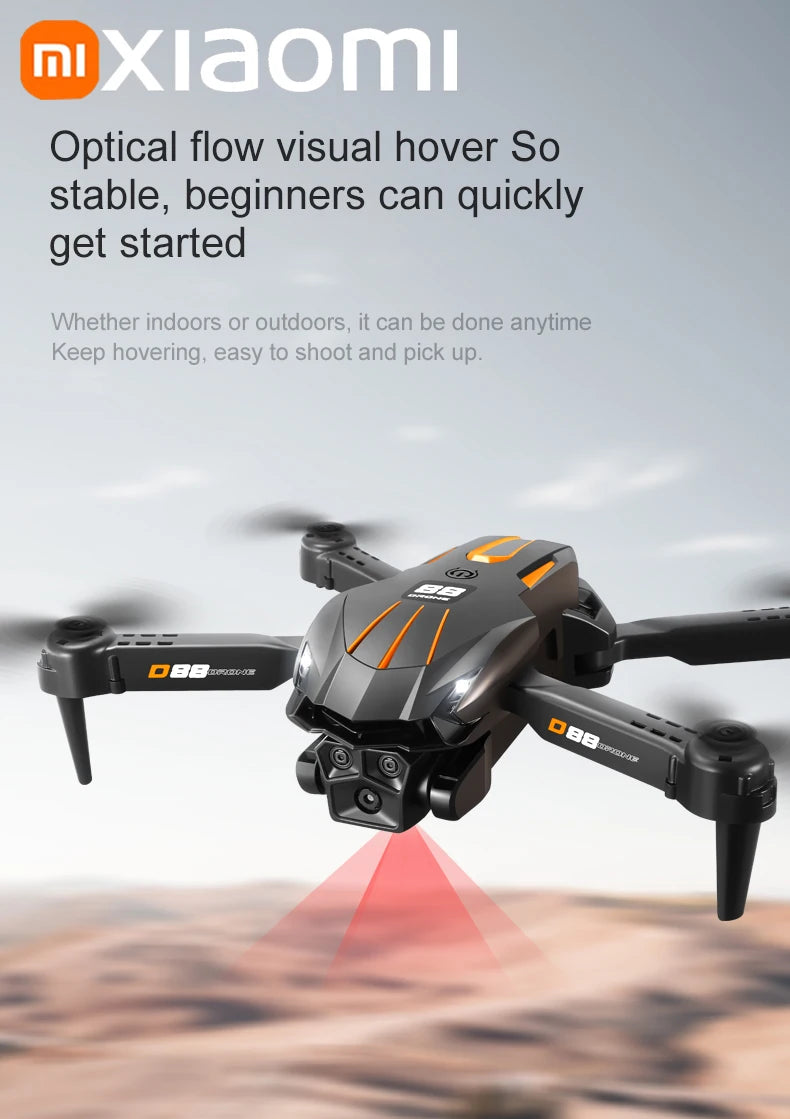 Xiaomi D88 Drone 8K aérien HD double caméra photographie Intelligent évitement d'obstacles moteur sans brosse 5G WIFI GPS retour VR Drone