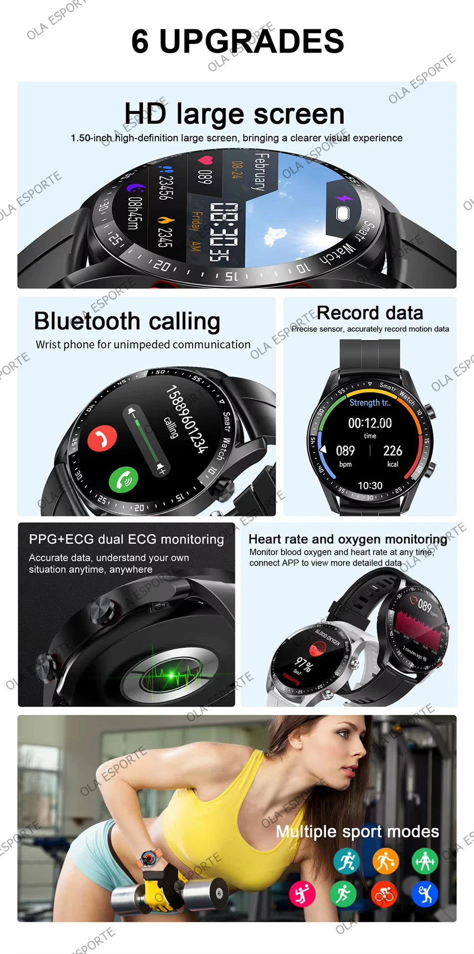 2025 nouvelle montre intelligente femmes hommes AMOLED écran Bluetooth appel plein écran tactile météo appel sport Bracelet intelligent 5ATM étanche