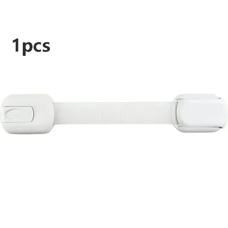 Baby safety lock, child safety lock, baby safety straps, adhesive latches for cabinet drawer doors, baby safety