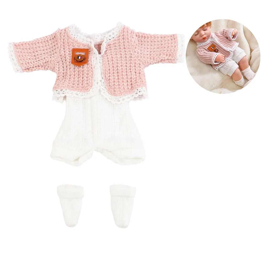 Vêtements pour bébé pour poupée, 30 cm, accessoires pour nouveau-né, robes pull à la mode, manteau, vêtements de poupée pour filles, jouets DIY, cadeau