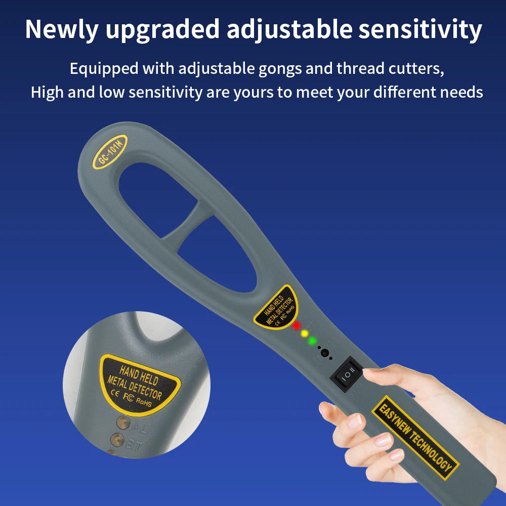 Portable metal detector wands for airport school security inspection, high sensitivity metal UAE