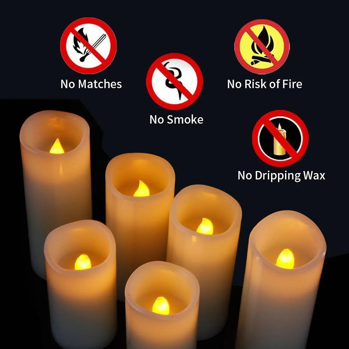 Bougies LED vacillantes sans flamme, fonctionne à piles, pour mariage, fête d'anniversaire, ambiance romantique, décoration de maison, lumière chaude, flamme 3D