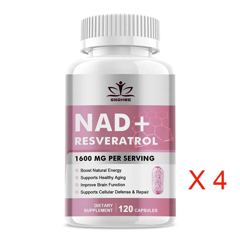 Anti - âge NAD + Supplément Capsules - Nicotinamide ribose substitut, énergie naturelle et santé cellulaire nad Supplément - anti - âge Booster cellulaire