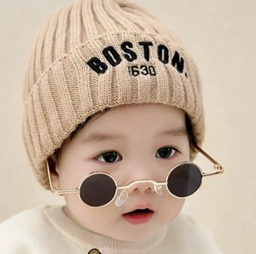 Chapeau de Protection en Laine pour Bébé, Épais et Chaud, Version Coréenne, Cadeau d'Hiver pour Enfant