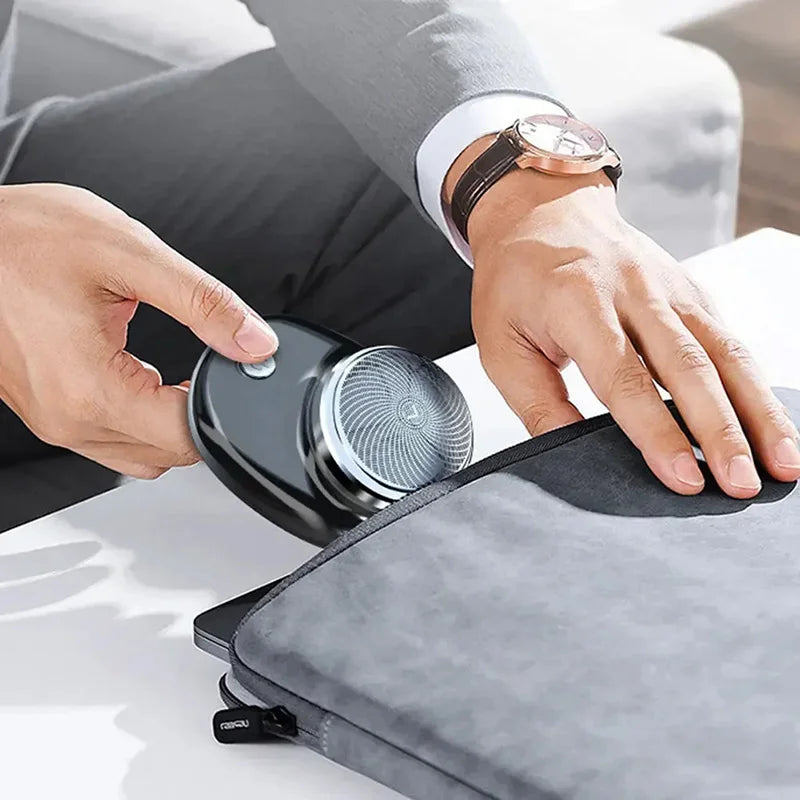 Rasoir électrique pour hommes, Charge USB, Mini rasoir de voyage de poche, confortable, facile à transporter, tondeuse à cheveux pour barbe et corps