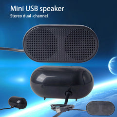 Mini haut-parleur filaire pour ordinateur Portable d'hôtel, remplacement universel, boîte à son alimentée par USB, accessoires pour ordinateurs