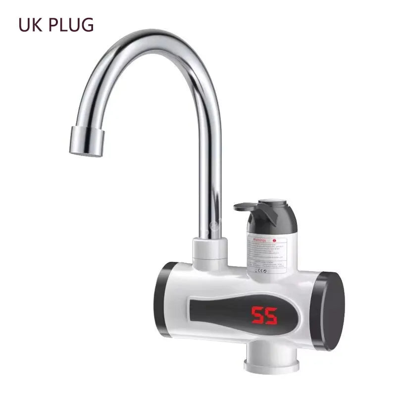 Robinet électrique chauffe-eau affichage de la température chauffe-eau instantané cuisine Machine de chauffage de l'eau sans réservoir