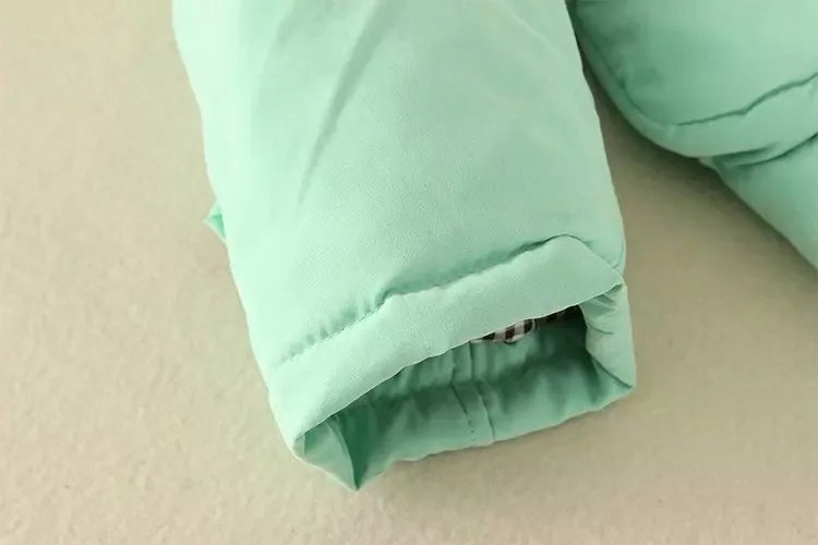 Veste d'hiver longue en coton épais pour femme, manteau à grand col en fourrure avec doublure polaire, coupe ample, vêtements d'extérieur en coton, B-44465