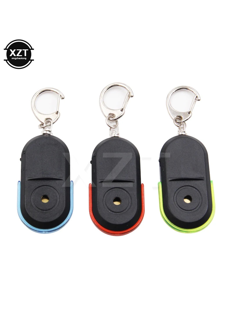 Voiture intelligente Anti-perte alarme portefeuille téléphone clé localisateur porte-clés sifflet son avec lumière LED Mini Anti perte clé détecteur capteur