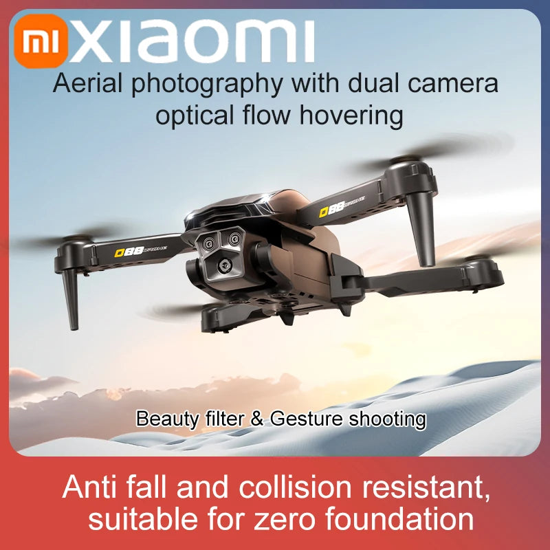 Xiaomi D88 Drone 8K aérien HD double caméra photographie Intelligent évitement d'obstacles moteur sans brosse 5G WIFI GPS retour VR Drone