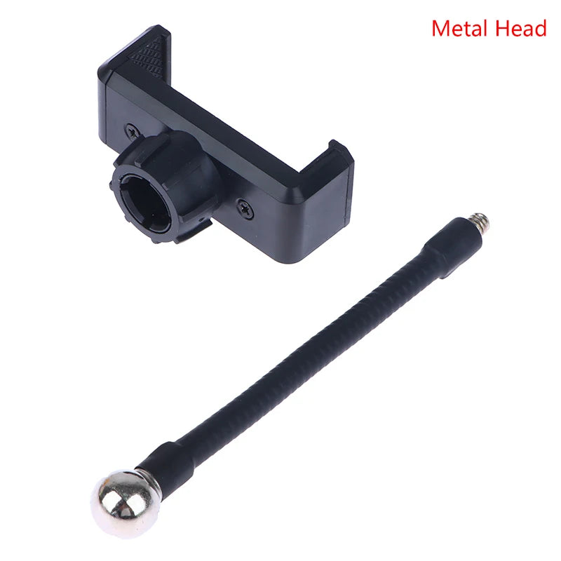 Anneau lumineux pour selfie en direct, tuyau flexible, clip pour téléphone portable, support rapide, adapté pour smartphone