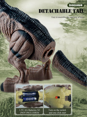 Dinosaur toys for children 3+, electric audiovisual dinosaur model, electronic walking robot, dinosaur toy, battery not included