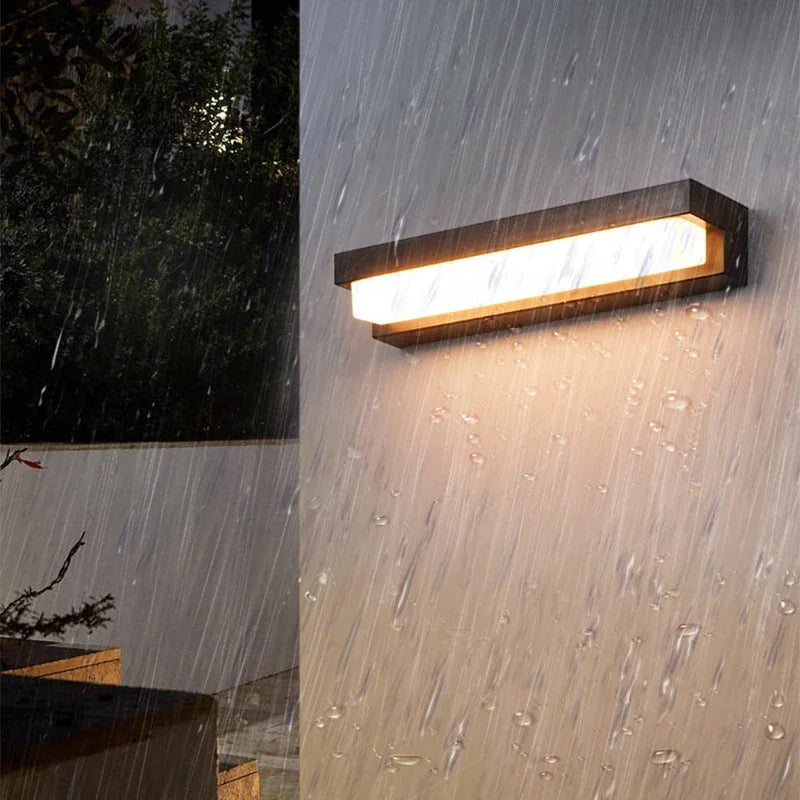 LED extérieur appliques solaires étanche lumière solaire balcon Villa porte cour muré éclairage clôture décor lampe solaire