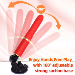 Sex machine dildo vibrator adult sex toys for women and men, G-spot clitoral stimulation, anal play, large suction cup anal toys for couples