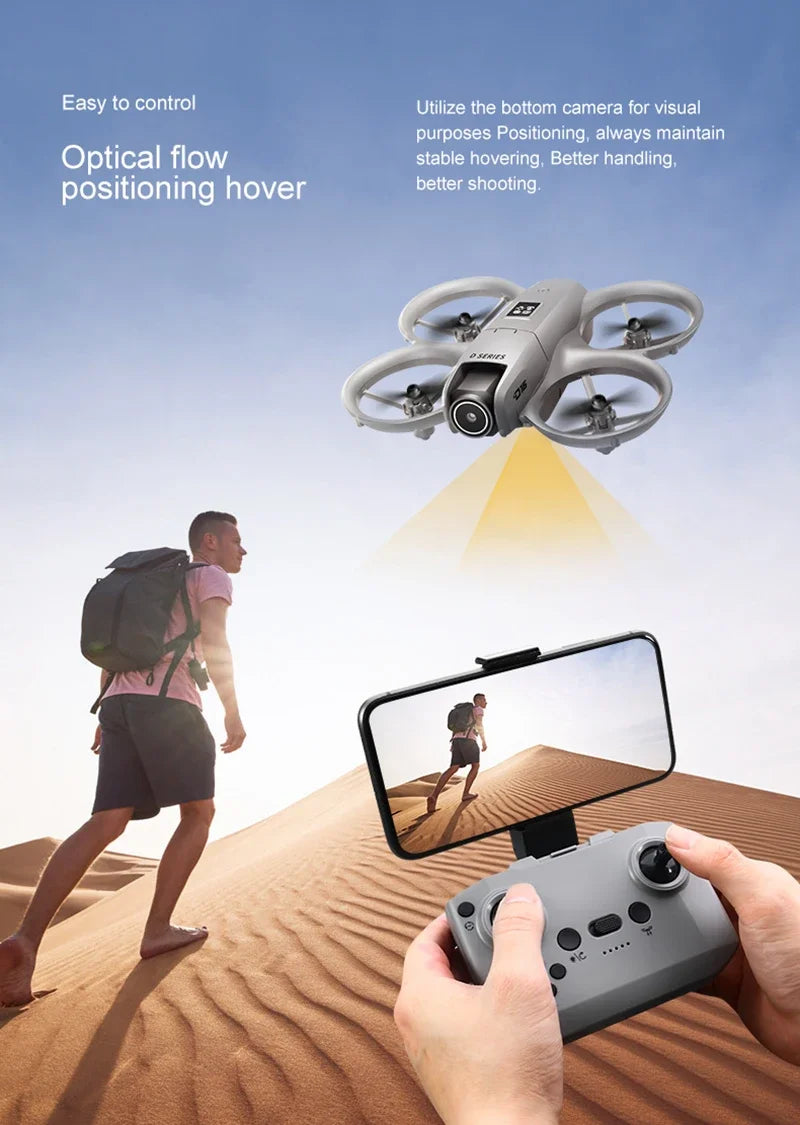 Xiaomi D16 Drone 8K HD double caméra réglable électriquement débit optique évitement d'obstacles quadrirotor télécommandé 15000M