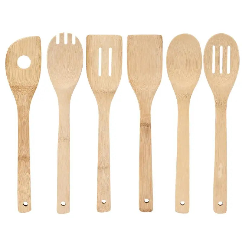 Ensemble d'ustensiles de cuisine en bois, spatule de cuisine en bambou, cuillères, outils à Long manche, miel, café, lait, cuillère à café, épices, condiments